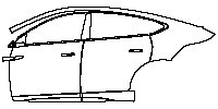 Xpeng G6 Exterior Passenger Cars 2026 - (left) Door+Side Skirt+Rear Fender