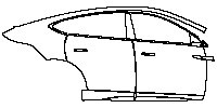 Xpeng G6 Exterior Passenger Cars 2026 - (right) Door+Side Skirt+Rear Fender
