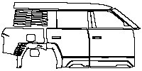 (right) Door+Side Skirt+Rear Fender