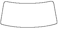 YangWang U8 Window 2023 - Windshield (without mirror and dotted area cutout)
