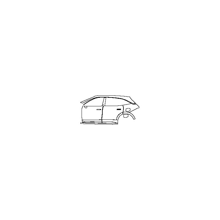 Zeekr 7X Exterior Passenger Cars 2026 - (left) Door+Side Skirt+Rear Fender