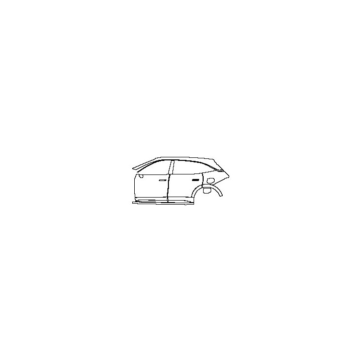 Zeekr 7X Exterior Passenger Cars 2026 - (left) Door+Side Skirt+Rear Fender