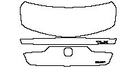 Acura TLX Standard Wheelbase 2015 - Trunk Lid (with ''TLX'' ''SH-AWD'' emblem)