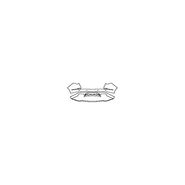 Acura MDX Exterior 2022 - Rear Bumper (with 4 PDC)