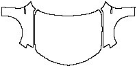 Acura TLX Standard Wheelbase 2021 - Hood+Fender (with ''Type S'' emblem)