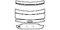 Audi A7 A7 Sportback 2012 - Trunk Lid (with ''A7'' emblem)