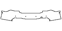 Audi A7 A7 Sportback 2012 - Rear Bumper