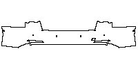 Audi A6 A6L 2012 - Rear Bumper