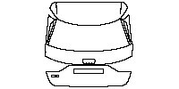 Audi Q3 SUV 2013 - Trunk Lid (with Q3 emblem)