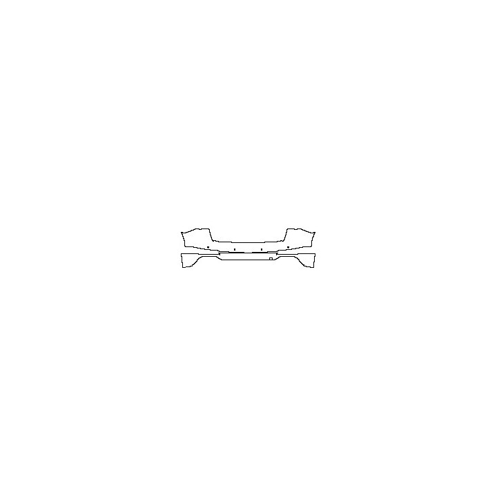 Audi Q3 SUV 2013 - Rear Bumper