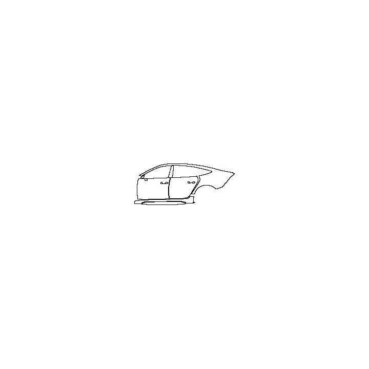 Audi A7 RS7 Sportback 2014 - (left) Door+B Pillar+Rear Fender+Side Skirt