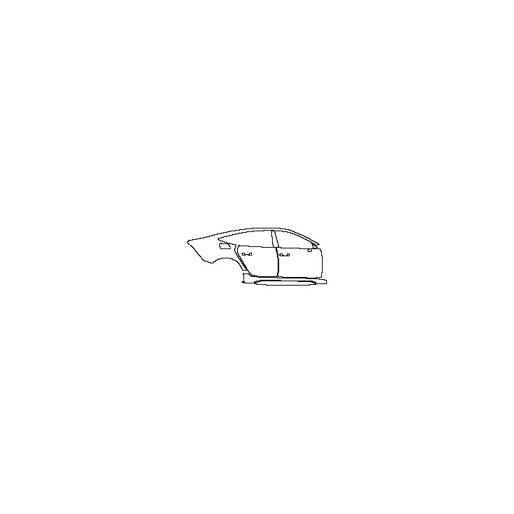 Audi A7 RS7 Sportback 2014 - (right) Door+B Pillar+Rear Fender+Side Skirt