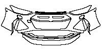 Audi A6 RS6 Avant 2013 - Bumper+Headlamp
