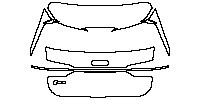 Audi A6 RS6 Avant 2013 - Trunk Lid (with“RS6”model emblem)