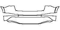 Audi Q3 SUV 2020 - Rear Bumper