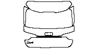 Audi A4 RS4 Avant 2013 - Trunk Lid (with ''RS4'' model emblem)