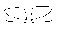 Audi A3 Sedan 2015 - Mirror (for Right Hand Drive)