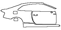 Audi A5 A5 Coupe 2017 - (right) Door+Side Skirt+Rear Fender