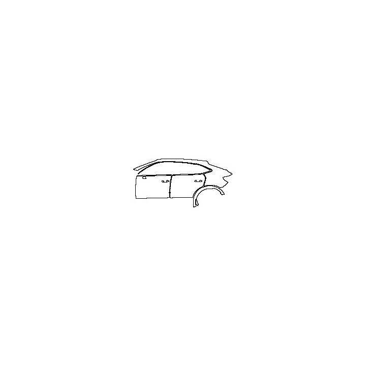 (left）Door+Side Skirt+Rear Fender