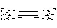 Audi Q3 Sportback 2020 - Rear Bumper