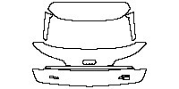 Audi Q5 Extended Wheelbase 2018 - Trunk Lid (with ''一汽奥迪'' ''Q5L'' ''4XTFSI quatrro'' model emblem)
