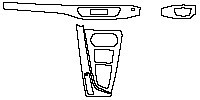 Audi A4 A4L Saloon/Sedan 2017 - Dashboard+Center Console (for Right Hand Drive)