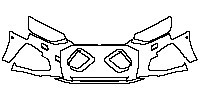 Audi A4 A4L Saloon/Sedan 2017 - Bumper+Headlamp (with headlamp washers)