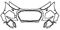 Audi Q5 Q5 Sportback (Standard Wheelbase) 2021 - Bumper+Headlamp