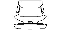 Audi Q5 Q5L Sportback (Extended Wheelbase) 2021 - Trunk Lid (without model emblem, without license trim)