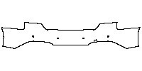 Audi A5 A5 Sportback 2017 - Rear Bumper (with 4 PDC)