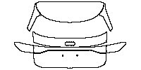 Audi Q6 e-tron Exterior 2024 - Trunk Lid (without emblem)