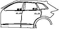 (left) Door+Rear Fender+Side Skirt