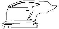 (left) Door+Rear Fender+Side Skirt