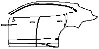 (left) Door+Rear Fender+Side Skirt