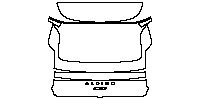 Alpine A 290 Exterior 2025 - Trunk Lid (with ''ALPINE'' , ''A290GT'' emblems)