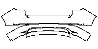 AITO AITO M9 Exterior 2024 - Rear Bumper (with 2 PDC)