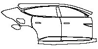 (right) Door+Rear Fender+Side Skirt
