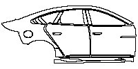 (right)Door+Side Skirt+Rear Fender
