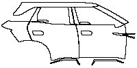 (right) Door+Rear Fender+Side Skirt
