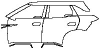 (left) Door+Rear Fender+Side Skirt