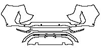 BYD Song Plus EV 2023 - Rear Bumper (with 6 PDC)