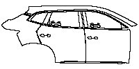 (right) Door+Rear Fender+Side Skirt