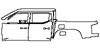 (left) Door+Rear Fender+Side Skirt