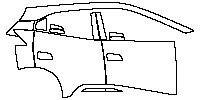 (right) Door+Rear Fender+Side Skirt