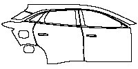 (right) Door+Rear Fender+Side Skirt