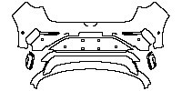 BYD Dolphin (CN) Intelligent driving version 2025 - Rear Bumper