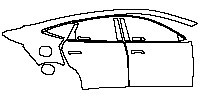(right) Door+Rear Fender+Side Skirt