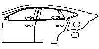 (left) Door+Rear Fender+Side Skirt