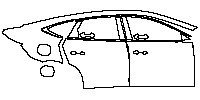 (right) Door+Rear Fender+Side Skirt