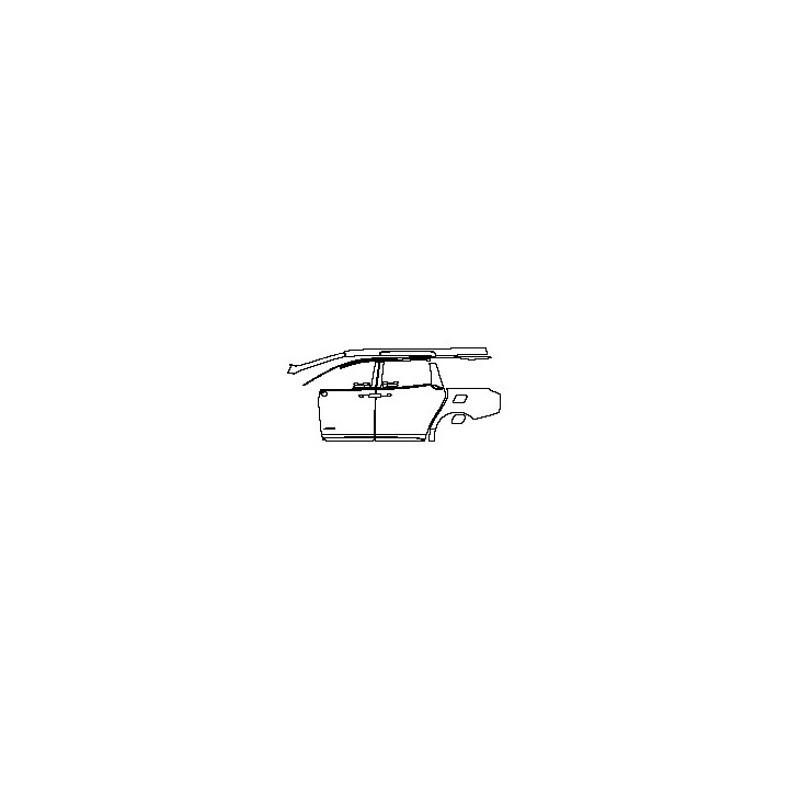 (left)Door+Side Skirt+Rear Fender